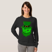 T-shirt Pickleball St Patricks Day Shamrock Leprechaun Hat (Devant entier)