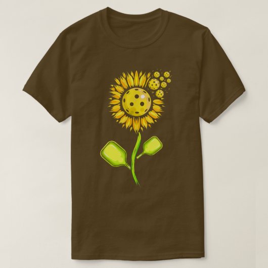 T-shirt Pickleball SunflowerPickleball  (Design devant)
