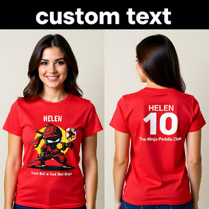 T-shirt Pickleball The Drop Ninja : Silencieux mais mortel