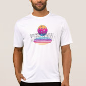 T-shirt Pickleball Tropical Sunset (Devant)