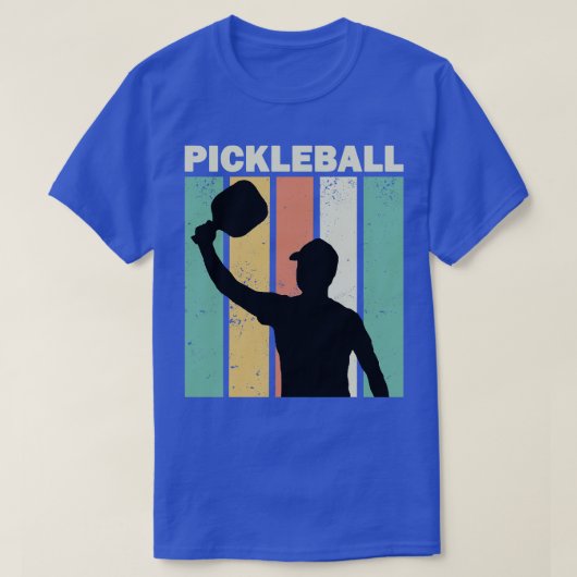 T-shirt Pickleball Vintage Retro Player 3 (Design devant)