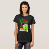 T-shirt Pickleball   Xmas Decorations Santa Pickleball Chr (Devant entier)