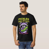 T-shirt Pickles and Panic Attacks - Raccoon Chaos Edition (Devant entier)