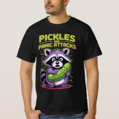 T-shirt Pickles and Panic Attacks - Raccoon Chaos Edition (Devant)