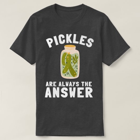 T-shirt Pickles Concombre Pickle Lover Pickle Jar Canned F (Design devant)