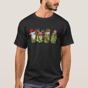 T-shirt Pickles en conserve Pickle Noël Pickle Jars Santa 