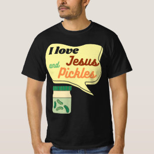 T-shirt Pickles et Jésus Religieux