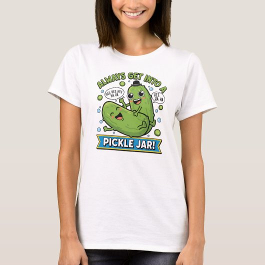T-shirt Pickles Ridicules dans un Pot – Enfants Drôles (Devant)