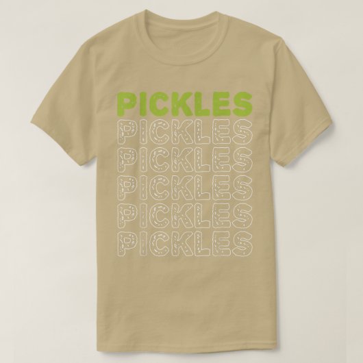 T-shirt Pickles Vegan Pickle Lover Vegetable Farming Veget (Design devant)