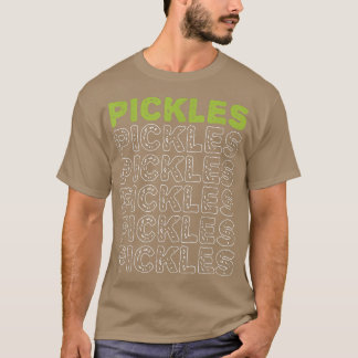 T-shirt Pickles Vegan Pickle Lover Vegetable Farming Veget