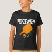 T-shirt Pickleween Pickleball Halloween (Devant)