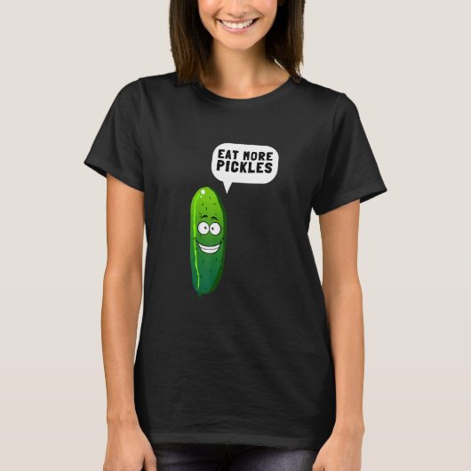 T-shirt Picks Concombre Pickle Pickle Jar Aliments en cons (Devant)