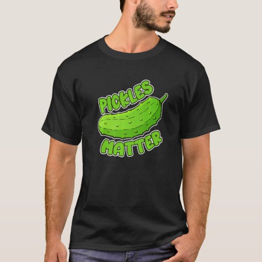 T-shirt Picks Matter Concombre Pickle Dill Premium (Devant)