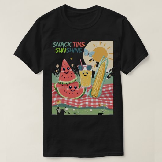 T-shirt Picnic Pals – Summer Snack Squad (Design devant)