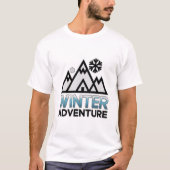 T-shirt Pics d'hiver (Devant)