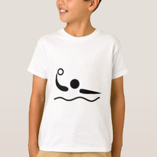 T-shirt Pictogramme de Waterpolo de polo d'eau
