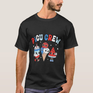 T-shirt Picu Crew Infirmière pédiatrique Appréciation Patr