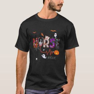 T-shirt Picu Infirmière Pédiatrique Icu Infirmière Scary H