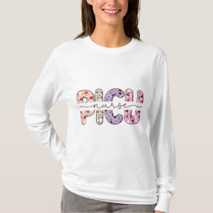T-shirt Picu Nurse Halloween Long Manche