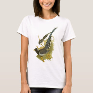 T-shirt pie bleue Jaune-affichée