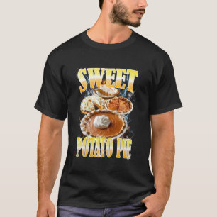 T-shirt Pie de patate douce de Thanksgiving Bootleg Rap Ro