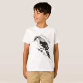 T-shirt Pie-grièche migratrice (Devant entier)