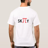 T-shirt Pie in the Sky Math Humour Design (Dos)