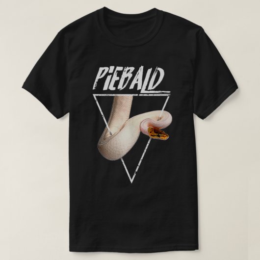 T-shirt Piebald Python Reptile Keeper (Design devant)