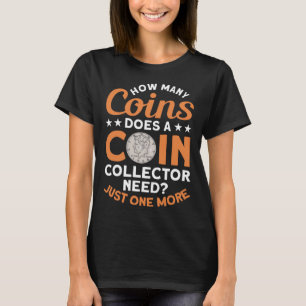 T-shirt Pièce Collecte Hobby Numismatique Pièce Numismatiq