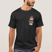 T-shirt Pièce de Cavalier d'Échecs Chat Royal (Devant)