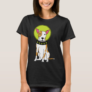 T-shirt Pièce de chien spatial rouge