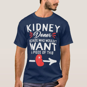 T-shirt Pièce De Donateur De Rein De Transplantation D'Or