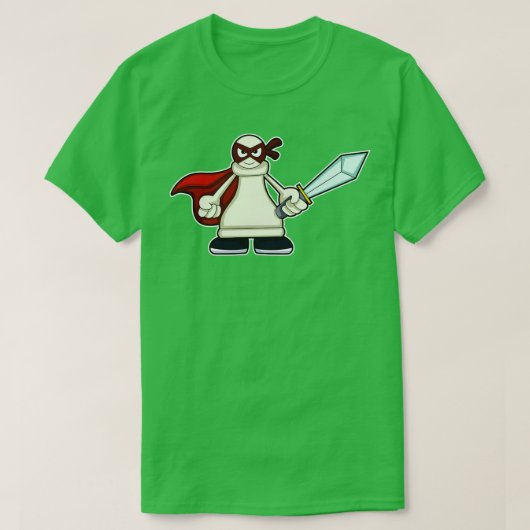T-shirt Pièce de jeu d'échecs Pion à Chess 4 (Design devant)