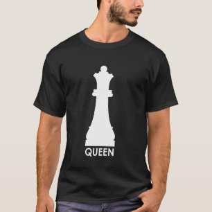 T-shirt Pièce de jeu d'échecs Reine Vintage Amoureux des é