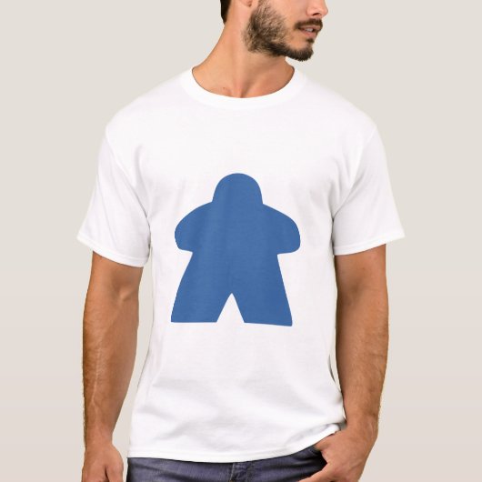 T-shirt Pièce de jeu du plateau du siège bleu (Devant)