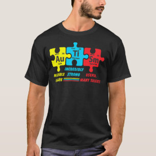 T-shirt Pièce de puzzle d'élément chimique de sensibilisat