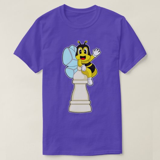 T-shirt Pièce d'échecs Bee Bee Chess (Design devant)