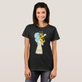 T-shirt Pièce d'échecs Bee Bee Chess (Devant entier)