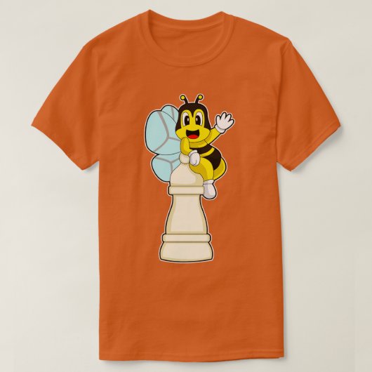 T-shirt Pièce d'échecs Bee Bee Chess (Design devant)