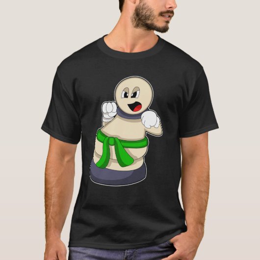 T-shirt Pièce d'échecs Patrouille aux échecs (Devant)