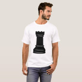 T-shirt Pièce d'échecs Tour Halloween (Devant entier)