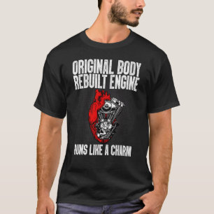 T-shirt Pièce D'Origine Reconstruite Moteur Fonctionne Com