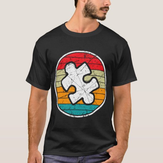 T-shirt Pièce du puzzle de l'autisme - tee de la neurodive (Devant)