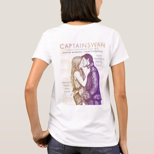 T-shirt Pièce en t 2017 de convention de capitaine Swan (Dos)