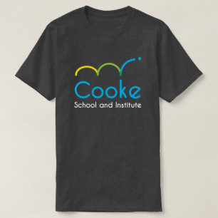 T-shirt Pièce en t ADULTE de logo de Cooke, gris-foncé