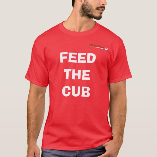 T-shirt Pièce en t "ALIMENTEZ CUB" (Devant)