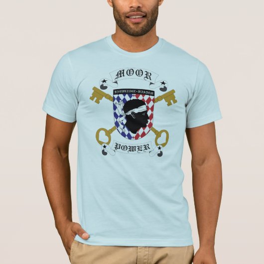 T-shirt Pièce en t "amarrez puissance" (Devant)