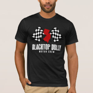 T-shirt Pièce en t américaine de base de noir de