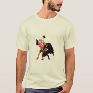 T-shirt Pièce en t avec la copie de tauromachie