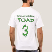 T-shirt Pièce en t blanche de Scrimage du crapaud (Dos)